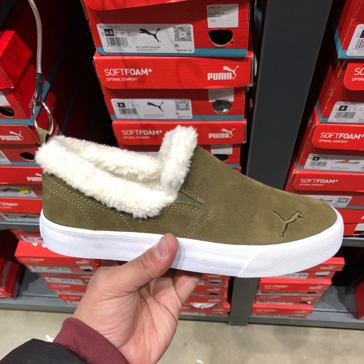 Bari Comfort Sherpa Olive