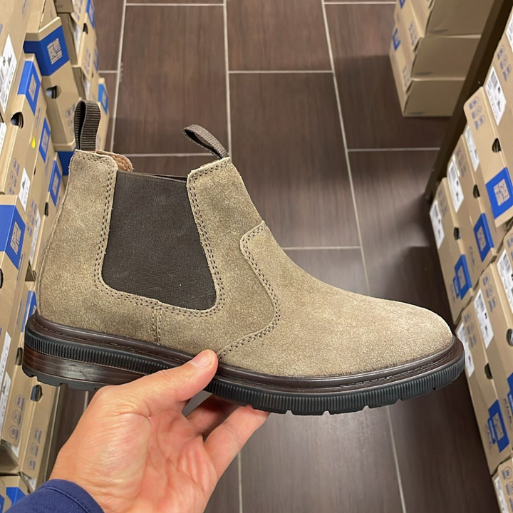 Burchill Up Chelsea Boot Taupe Suede