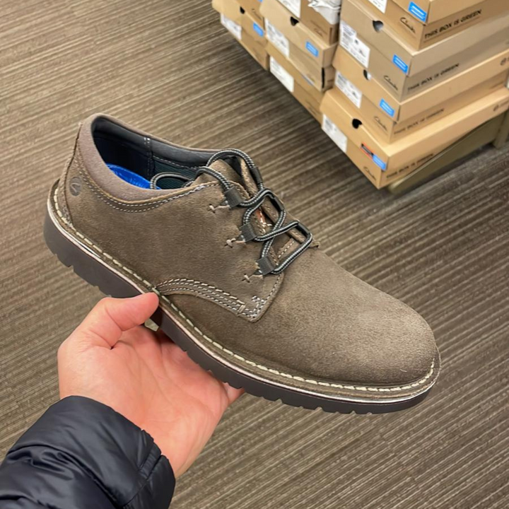 Eastford Low Oxford shoes Grey Suede