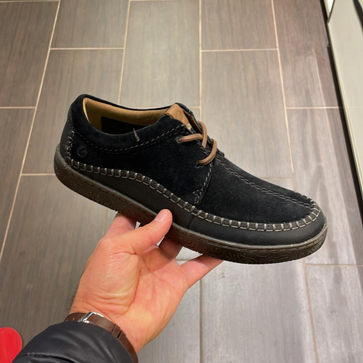 Hodson Seam Oxford shoes Black