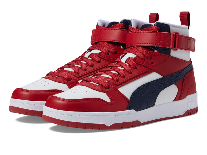 PUMA WHITE/NEW NAVY/CLUB RED