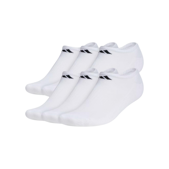 Athletic Cushioned No-Show Socks 6 Pairs "White"